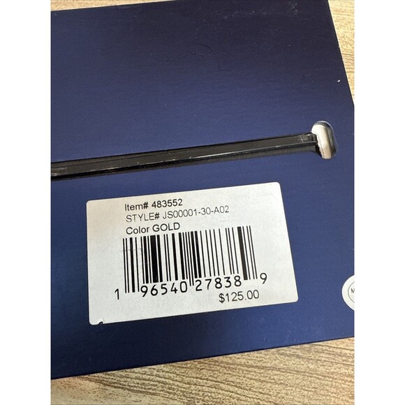 bon voyage Men’s Gold Stainless Steel Dog Tag Necklace & Bracelet Gift Set New - Picture 7 of 7